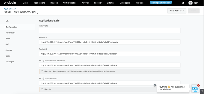 onelogin setyl set up app 2